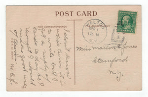 I am Alone, it iss too bad... Vintage Original Postcard # 4873 - Post Marked April 1, 1912
