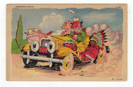 Homeward Bound Vintage Original Postcard # 4875 - Post Marked April 11, 1938