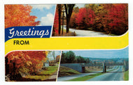 Greetings From... Vintage Original Postcard # 4878 - New - 1960's