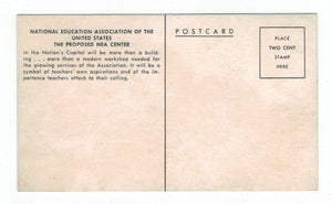 National Education Association of the United States, Washington, DC, USA Vintage Original Postcard # 4881 - New - 1960's
