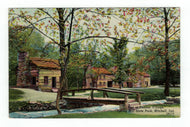 Spring Mill State Park, Mitchell, Indiana USA - Pioneer Village Vintage Original Postcard # 4709 - New 1970's