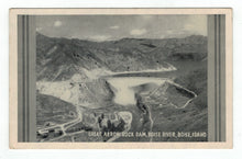 Load image into Gallery viewer, Great Arrow Rock Dam, Boise River, Boise, Idaho, USA Vintage Original Postcard # 4893 - New - 1960&#39;s
