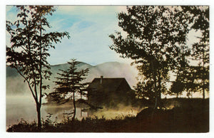 Morning Mist, Vacationland, USA Vintage Original Postcard # 4906 - New - 1960's