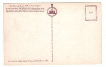 Load image into Gallery viewer, Weaving House, Williamsburg, Virginia, USA Vintage Original Postcard # 4922 - New - 1970's
