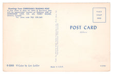 Load image into Gallery viewer, Corrigan&#39;s Trading Post, Parry Sound, Ontario, Canada - Vintage Original Postcard # 4950 - New 1960&#39;s

