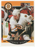 Lyndon Byers RC - Boston Bruins (NHL Hockey Card) 1990-91 Pro Set # 3 Mint