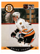 Brian Propp - Boston Bruins (NHL Hockey Card) 1990-91 Pro Set # 14 Mint