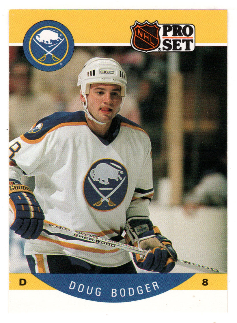 Doug Bodger - Buffalo Sabres (NHL Hockey Card) 1990-91 Pro Set # 19 Mint