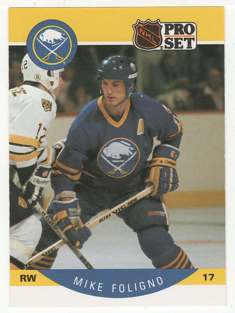 Mike Foligno - Buffalo Sabres (NHL Hockey Card) 1990-91 Pro Set # 20 Mint