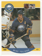 Mike Foligno - Buffalo Sabres (NHL Hockey Card) 1990-91 Pro Set # 20 Mint