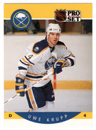 Uwe Krupp - Buffalo Sabres (NHL Hockey Card) 1990-91 Pro Set # 23 Mint