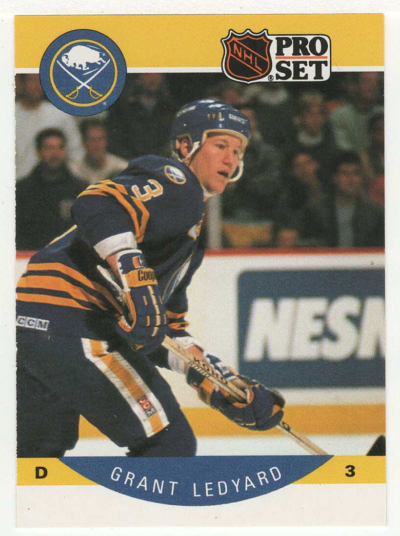 Grant Ledyard RC - Buffalo Sabres (NHL Hockey Card) 1990-91 Pro Set # 24 Mint