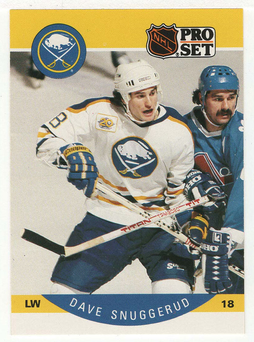 Dave Snuggerud RC - Buffalo Sabres (NHL Hockey Card) 1990-91 Pro Set # 30 Mint