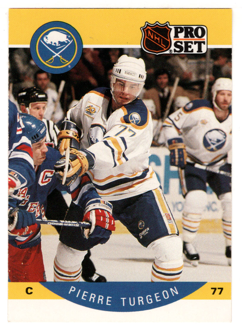 Pierre Turgeon - Buffalo Sabres (NHL Hockey Card) 1990-91 Pro Set # 31 Mint