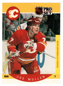 Joe Mullen - Calgary Flames (NHL Hockey Card) 1990-91 Pro Set # 40 Mint