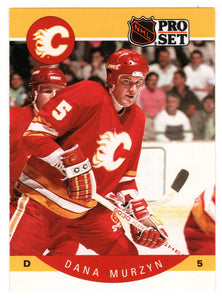 Dana Murzyn - Calgary Flames (NHL Hockey Card) 1990-91 Pro Set # 41 Mint