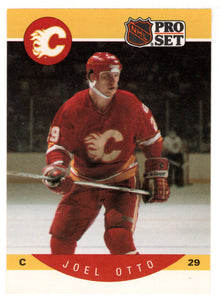 Joel Otto - Calgary Flames (NHL Hockey Card) 1990-91 Pro Set # 43 Mint