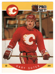 Gary Suter - Calgary Flames (NHL Hockey Card) 1990-91 Pro Set # 46 Mint