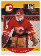 Mike Vernon - Calgary Flames (NHL Hockey Card) 1990-91 Pro Set # 47 Mint