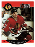 Steve Konroyd - Chicago Blackhawks (NHL Hockey Card) 1990-91 Pro Set # 52 Mint