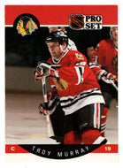 Troy Murray - Chicago Blackhawks (NHL Hockey Card) 1990-91 Pro Set # 57 Mint