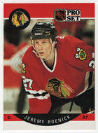 Jeremy Roenick RC - Chicago Blackhawks (NHL Hockey Card) 1990-91 Pro Set # 58 Mint