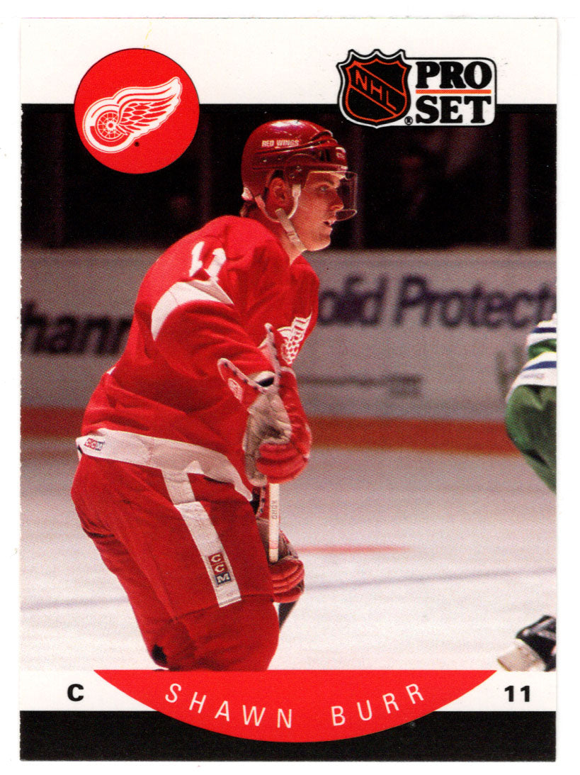 Shawn Burr - Detroit Red Wings (NHL Hockey Card) 1990-91 Pro Set # 66 Mint