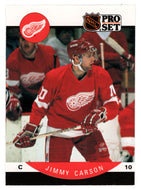 Jimmy Carson - Detroit Red Wings (NHL Hockey Card) 1990-91 Pro Set # 67 Mint