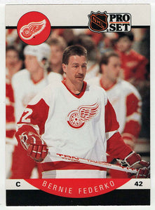 Bernie Federko - Detroit Red Wings (NHL Hockey Card) 1990-91 Pro Set # 70 Mint