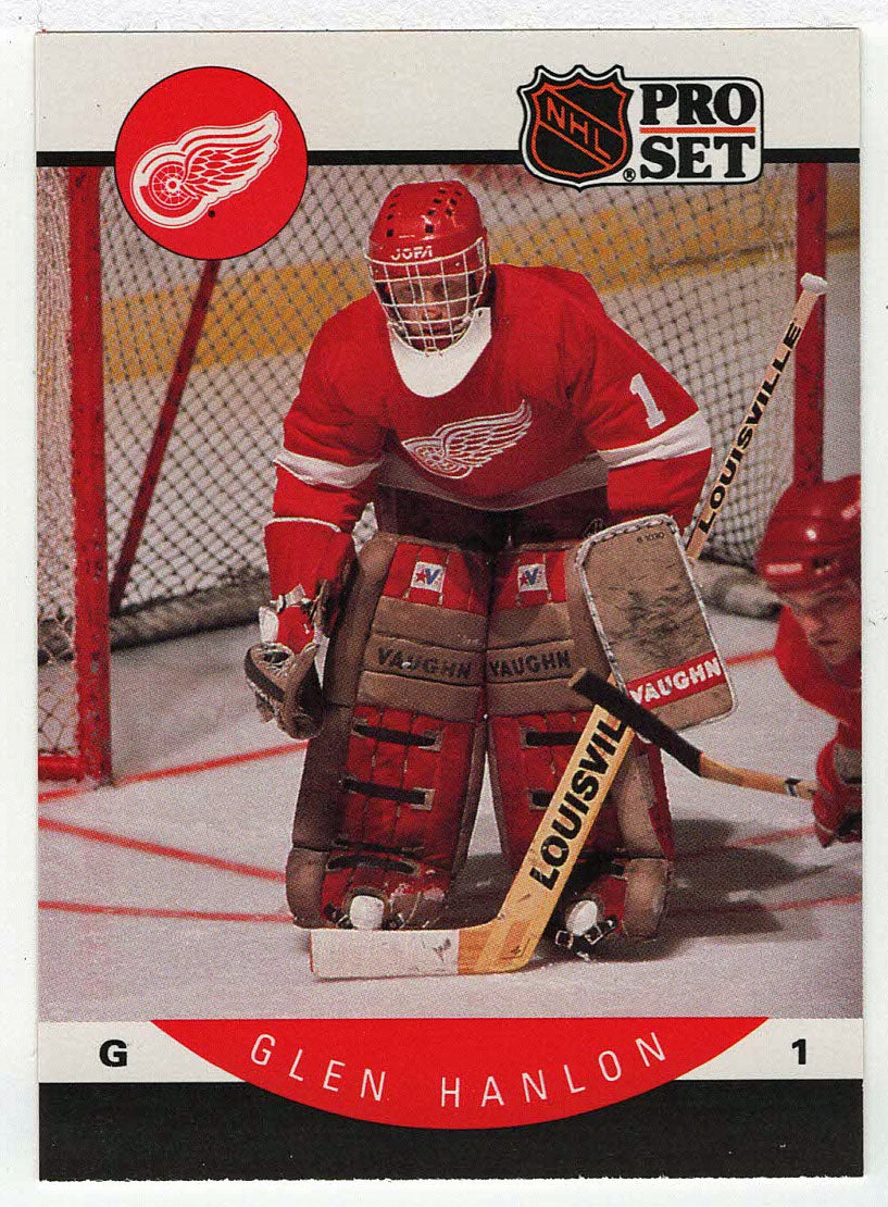 Glen Hanlon - Detroit Red Wings (NHL Hockey Card) 1990-91 Pro Set # 72 Mint