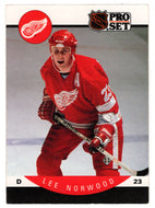 Lee Norwood - Detroit Red Wings (NHL Hockey Card) 1990-91 Pro Set # 74 Mint