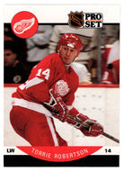 Torrie Robertson - Detroit Red Wings (NHL Hockey Card) 1990-91 Pro Set # 77 Mint