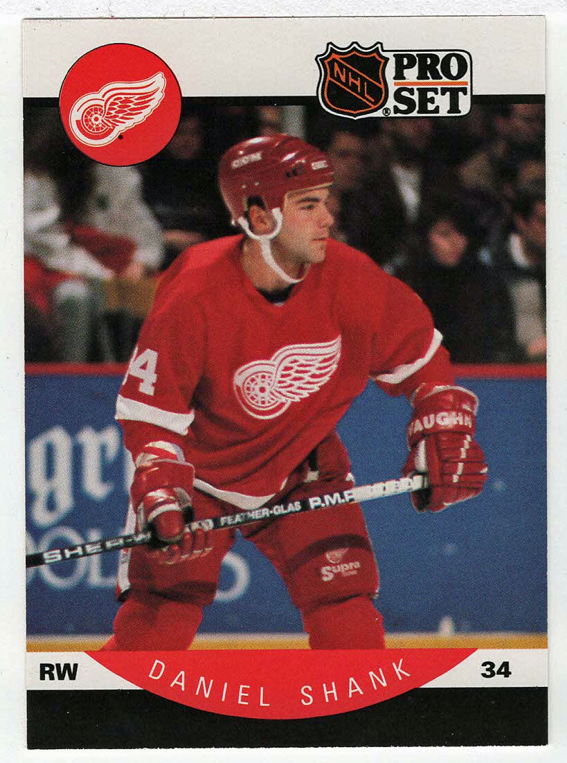 Daniel Shank RC - Detroit Red Wings (NHL Hockey Card) 1990-91 Pro Set # 78 Mint