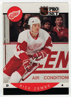 Rick Zombo RC - Detroit Red Wings (NHL Hockey Card) 1990-91 Pro Set # 80 Mint