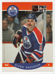 Glenn Anderson - Edmonton Oilers (NHL Hockey Card) 1990-91 Pro Set # 81 Mint