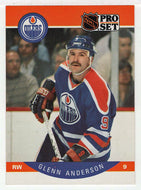 Glenn Anderson - Edmonton Oilers (NHL Hockey Card) 1990-91 Pro Set # 81 Mint