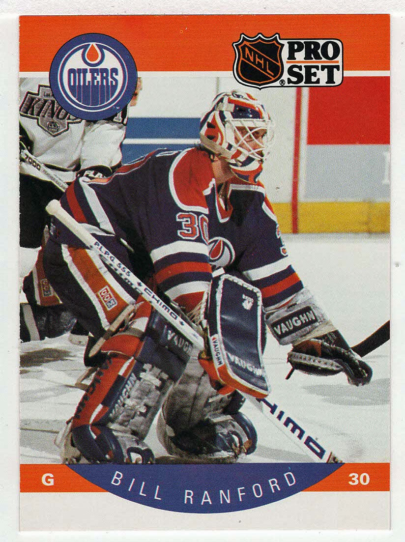 Bill Ranford - Edmonton Oilers  (NHL Hockey Card) 1990-91 Pro Set # 94 Mint