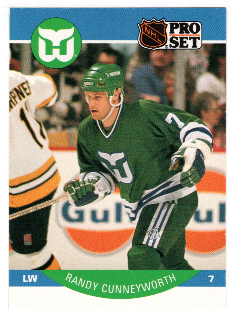 Randy Cunneyworth - Hartford Whalers (NHL Hockey Card) 1990-91 Pro Set # 101 Mint