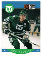 Ron Francis - Hartford Whalers (NHL Hockey Card) 1990-91 Pro Set # 105 Mint