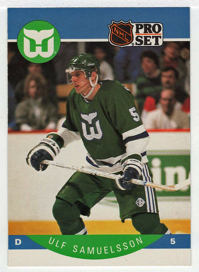 Ulf Samuelsson - Hartford Whalers (NHL Hockey Card) 1990-91 Pro Set # 109 Mint