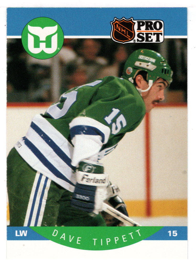 Dave Tippett - Hartford Whalers (NHL Hockey Card) 1990-91 Pro Set # 111 Mint