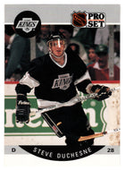 Steve Duchesne - Los Angeles Kings (NHL Hockey Card) 1990-91 Pro Set # 115 Mint