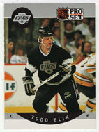 Todd Elik RC - Los Angeles Kings (NHL Hockey Card) 1990-91 Pro Set # 116 Mint