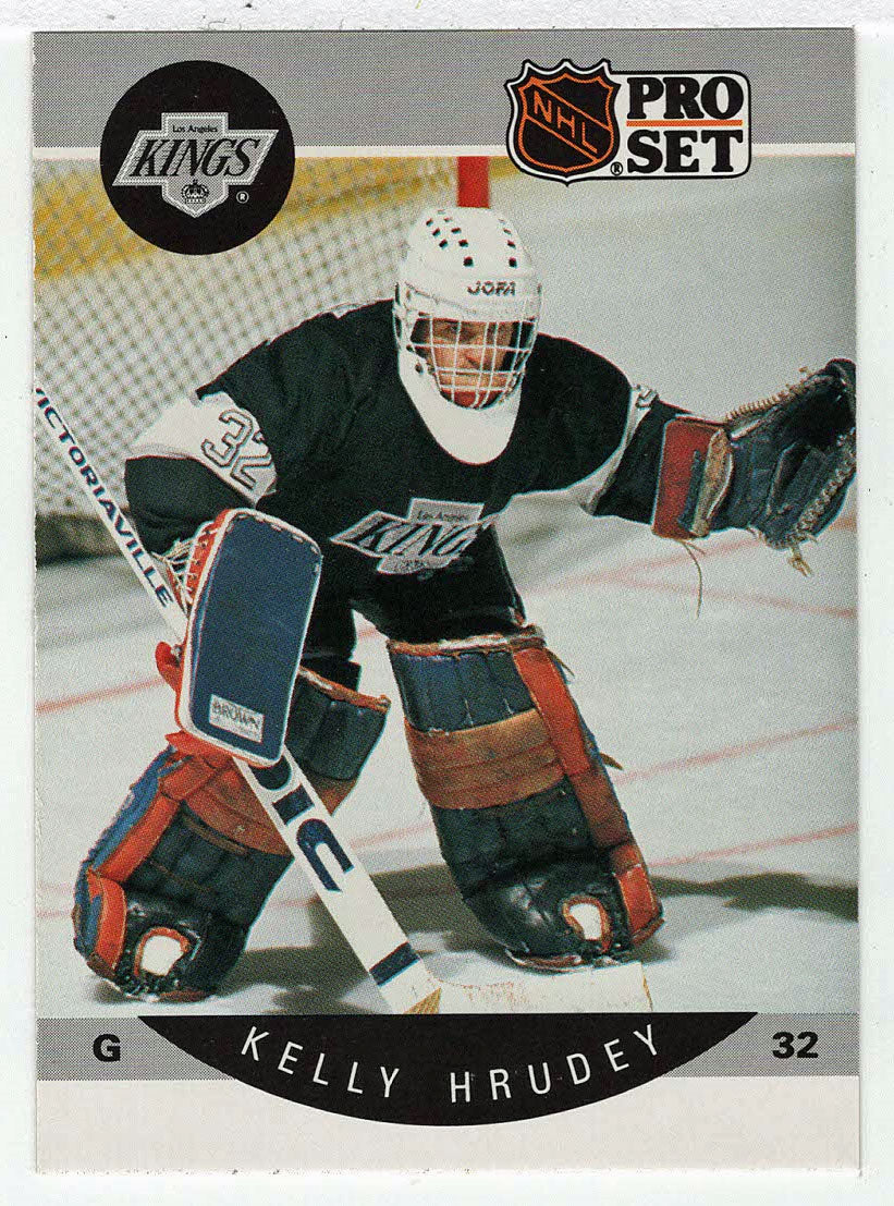 Kelly Hrudey - Los Angeles Kings (NHL Hockey Card) 1990-91 Pro Set # 119 Mint