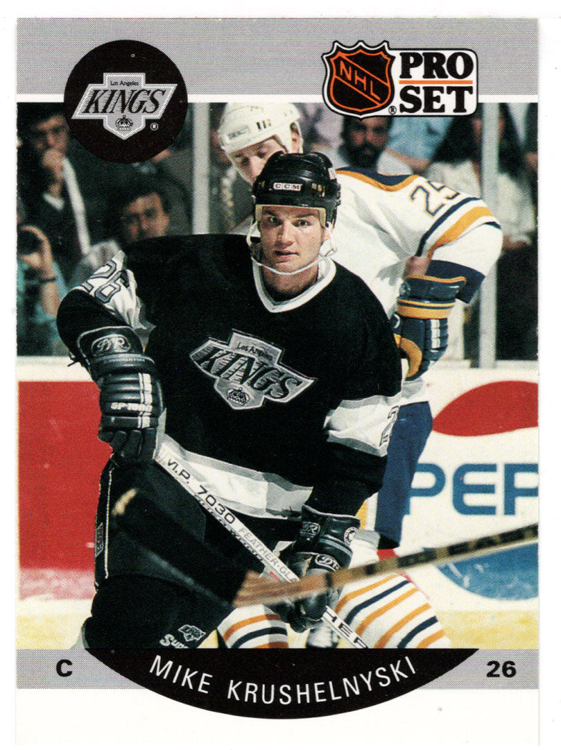 Mike Kushelnyski - Los Angeles Kings (NHL Hockey Card) 1990-91 Pro Set # 121 Mint