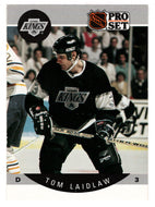 Tom Laidlaw - Los Angeles Kings (NHL Hockey Card) 1990-91 Pro Set # 123 Mint
