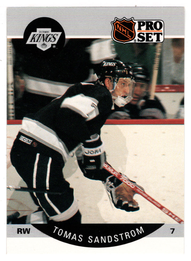 Tomas Sandstrom - Los Angeles Kings (NHL Hockey Card) 1990-91 Pro Set # 127 Mint