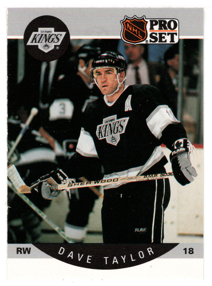 Dave Taylor - Los Angeles Kings (NHL Hockey Card) 1990-91 Pro Set # 128 Mint