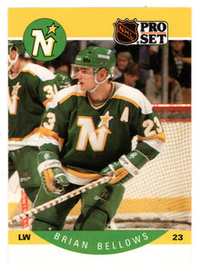 Brian Bellows - Minnesota North Stars (NHL Hockey Card) 1990-91 Pro Set # 130 Mint