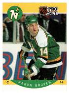 Aaron Broten - Minnesota North Stars (NHL Hockey Card) 1990-91 Pro Set # 131 Mint